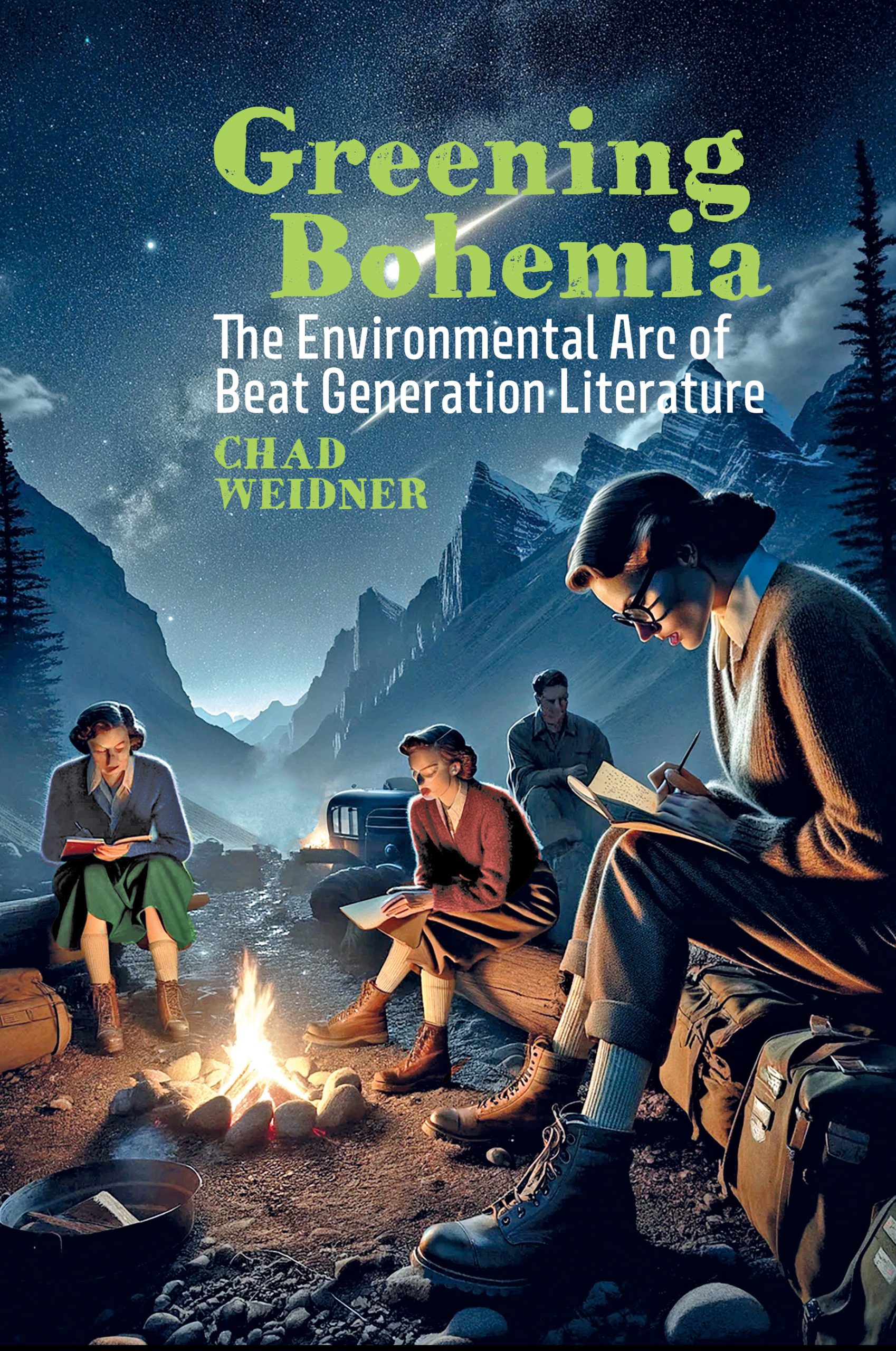 Book cover of Greening Bohemia, by Chad Weidner