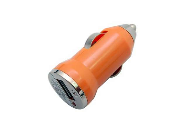 Orange USB Car Charger