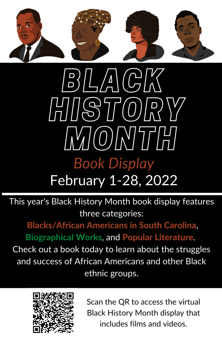 Black History Month Book Display Clemson Libraries