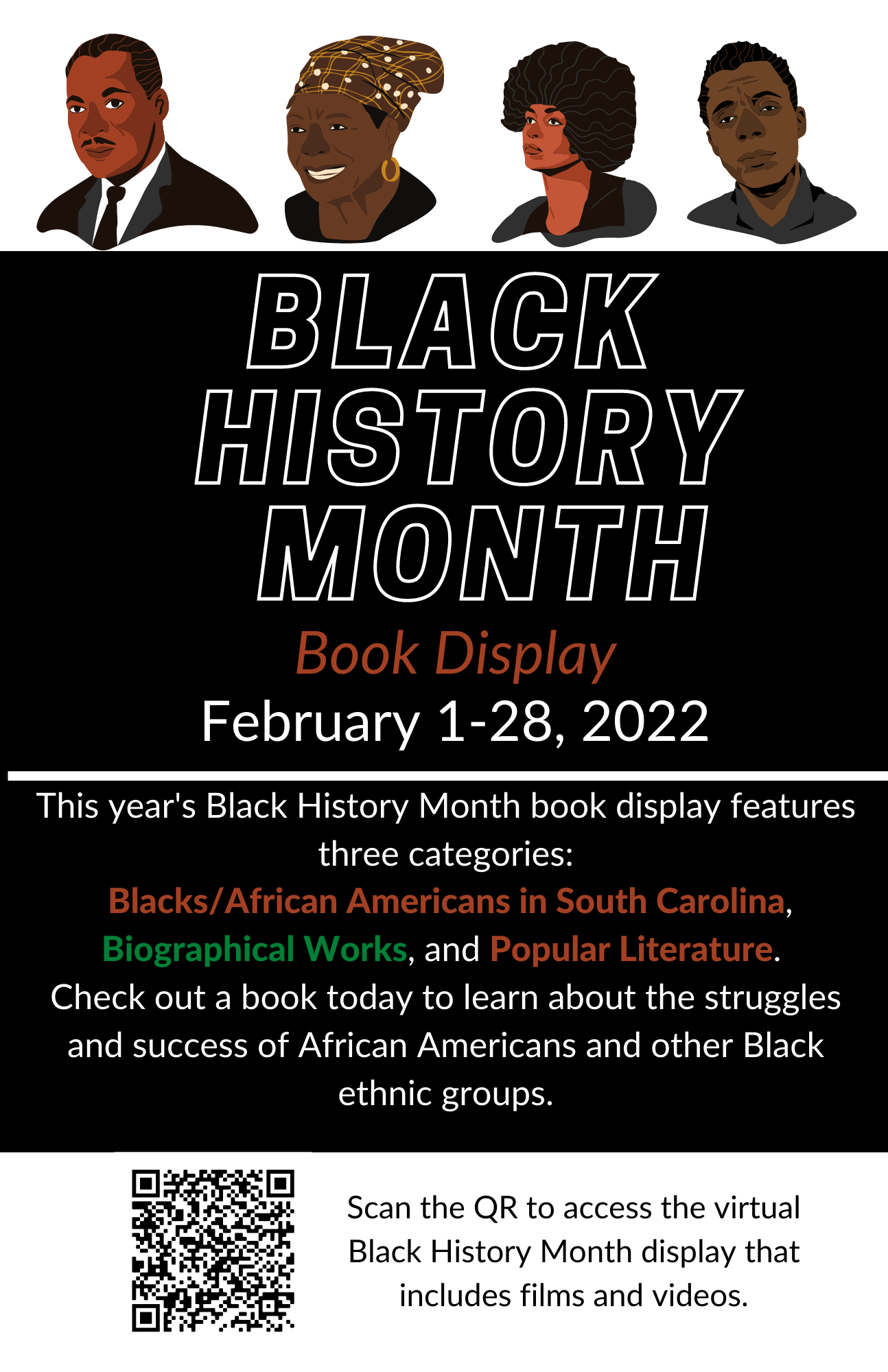 Black History Month Book Display – Clemson Libraries