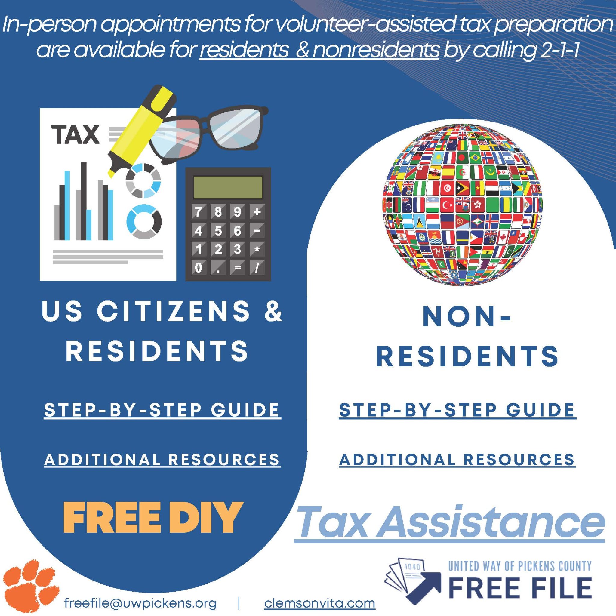 Free tax preparation assistance available at Cooper Library Clemson